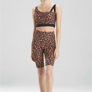 Josie Natori active solstice cropped sports cami NWT